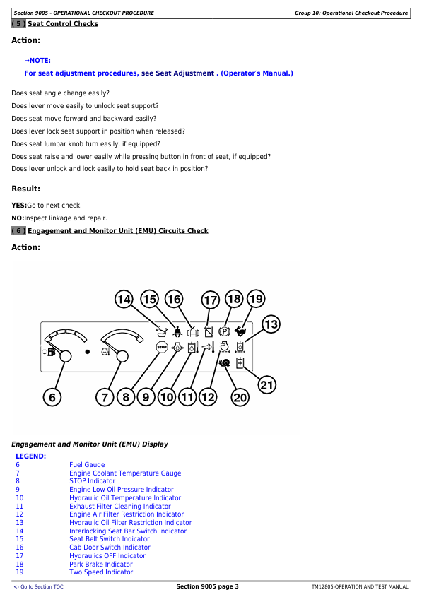 JOHN DEERE 329E, 333E COMPACT TRACK LOADER WITH IT4S3B ENGINE DIAGNOSTIC OPERATION TEST MANUAL TM12805