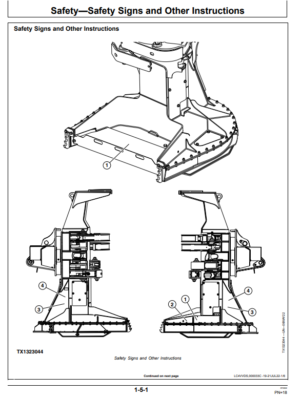 JOHN DEERE FR27 DISC SAW FELLING HEAD OPERATOR MANUAL OMT482400X019
