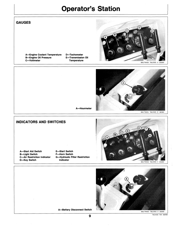 JOHN DEERE 450D CRAWLER BULLDOZER OPERATOR MANUAL OMT80145