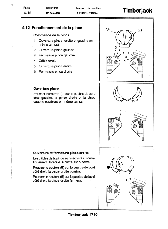 JOHN DEERE 1710 FORWARDER OPERATOR MANUAL F057895