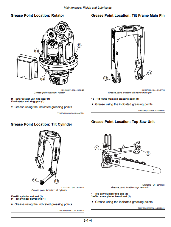 WARATAH HTH622B SIII HARVESTER HEAD OPERATOR MANUAL WA133326