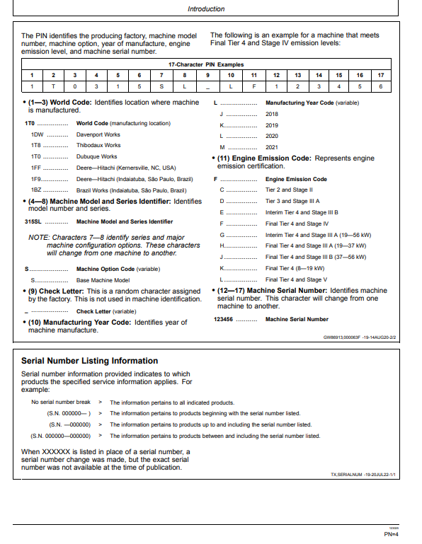 JOHN DEERE 315SL BACKHOE LOADER OPERATOR MANUAL OMT426489X19