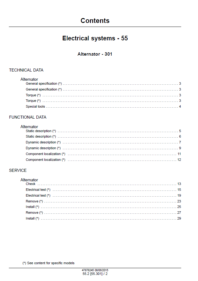 New Holland T4.90, T4.100, T4.110, T4.120 Service Manual (Publication 47899699)