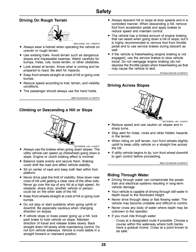 JOHN DEERE XUV560E, XUV560E S4 GATOR™ UTILITY VEHICLE OPERATOR MANUAL OMUC12876