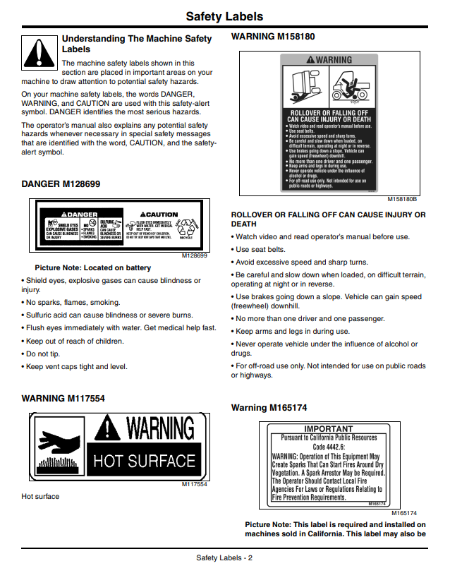 JOHN DEERE GATOR™ UTILITY VEHICLE XUV 855D OPERATOR MANUAL OMM168320