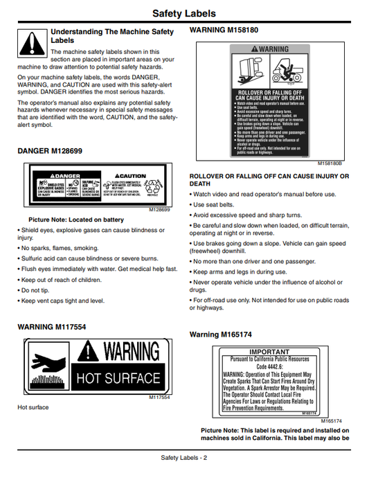 JOHN DEERE GATOR™ UTILITY VEHICLE XUV 855D OPERATOR MANUAL OMM168320