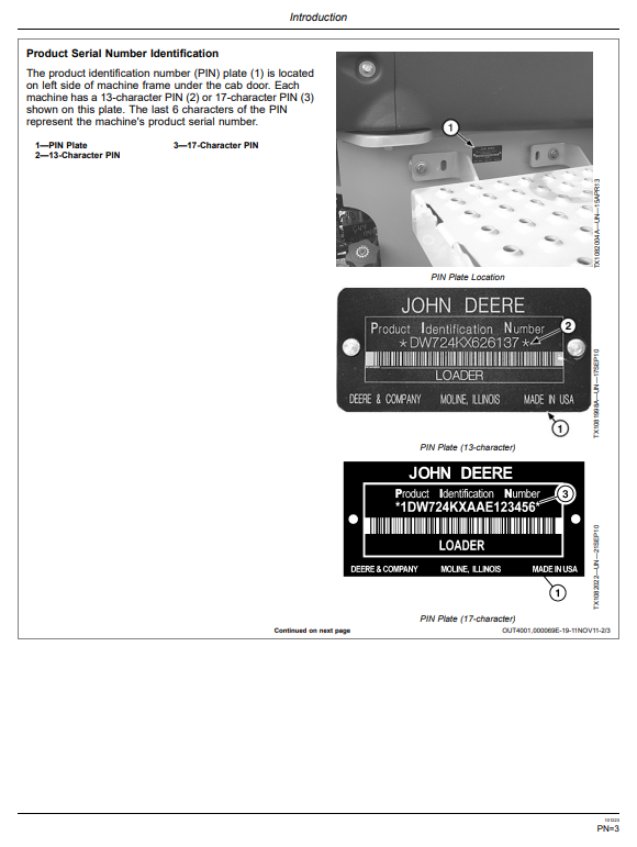 JOHN DEERE 724K 4WD LOADER OPERATOR MANUAL OMT231733