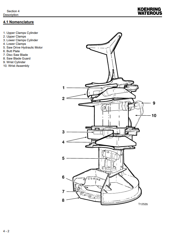 JOHN DEERE 22 STT DISC SAW FELLING HEAD OPERATOR MANUAL OMF276738