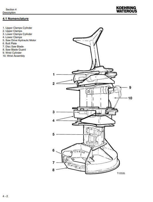 JOHN DEERE 22 STT DISC SAW FELLING HEAD OPERATOR MANUAL OMF276738