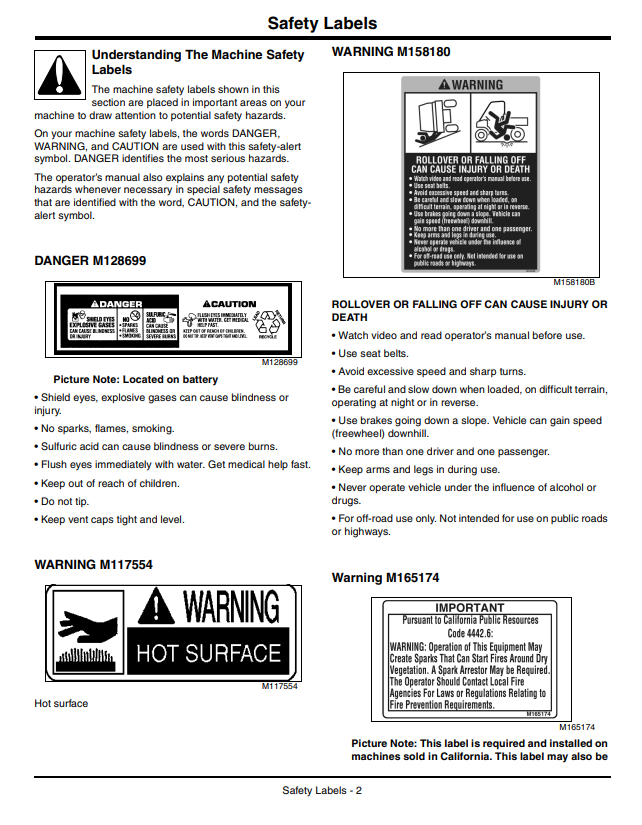 JOHN DEERE GATOR™ UTILITY VEHICLE XUV 625I OPERATOR MANUAL OMM168318