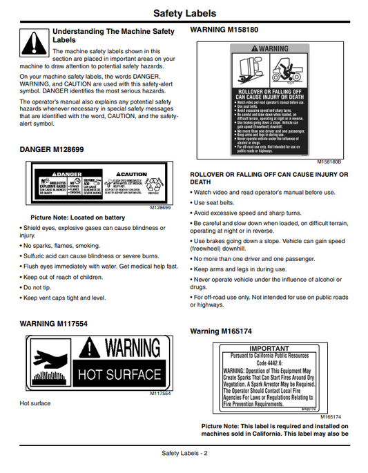 JOHN DEERE GATOR™ UTILITY VEHICLE XUV 625I OPERATOR MANUAL OMM168318