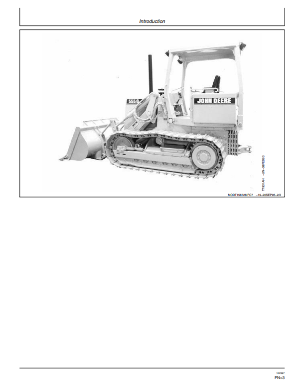 JOHN DEERE 455G AND 555G TC AND DIRECT DRIVE CRAWLER LOADER OPERATOR MANUAL OMT163973