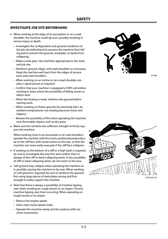 HITACHI ZAXIS 120-3, 160LC-3, 200LC-3, 240LC-3, 270LC-3, 350LC-3 HYDRAULIC EXCAVATOR OPERATOR MANUAL EM1U1NA32