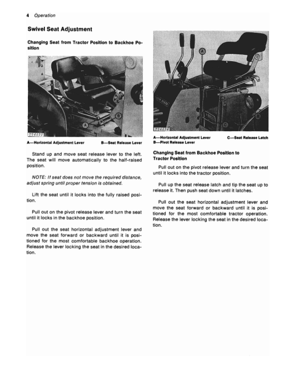 JOHN DEERE 9250 BACKHOE OPERATOR MANUAL OMT39490