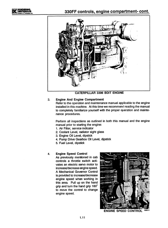 JOHN DEERE 300 FELLER FORWARDER OPERATOR MANUAL 214-1624-1