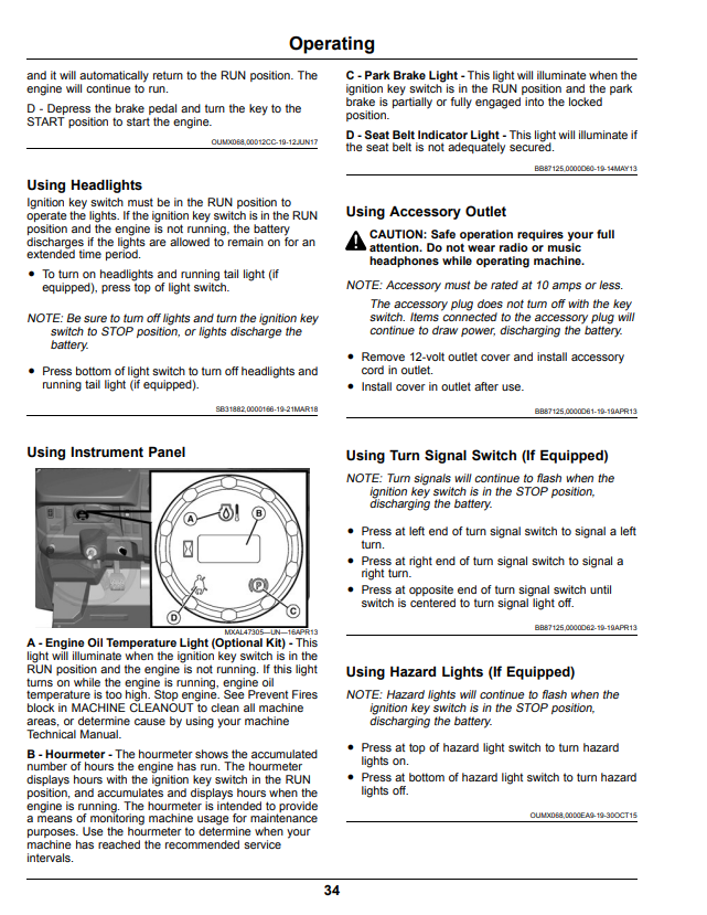 JOHN DEERE XUV560E, XUV560E S4 GATOR™ UTILITY VEHICLE OPERATOR MANUAL OMUC17057