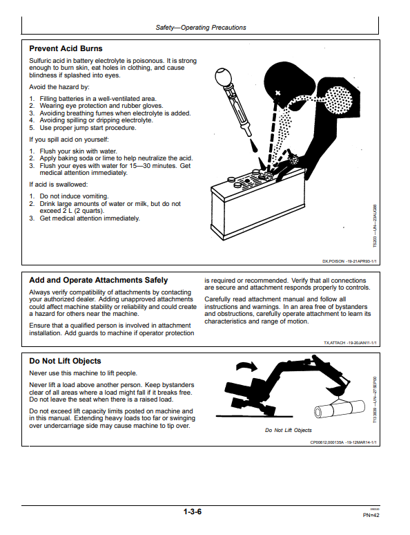 JOHN DEERE E240LC AND E260LC EXCAVATOR OPERATOR MANUAL WY21780