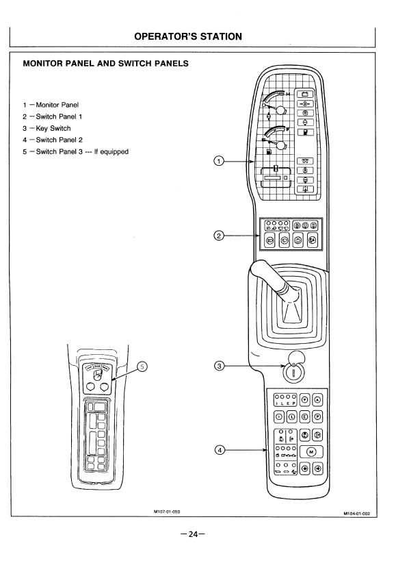 HITACHI EX200-2, EX200LC-2 EXCAVATOR OPERATOR MANUAL EM14713