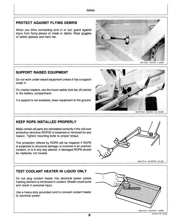 JOHN DEERE 550B CRAWLER TRACTOR 55B CRAWLER LOADER OPERATOR MANUAL OMT81348