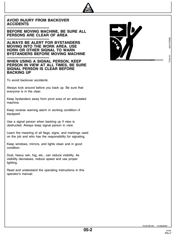JOHN DEERE 790E LC EXCAVATOR OPERATOR MANUAL OMT152334