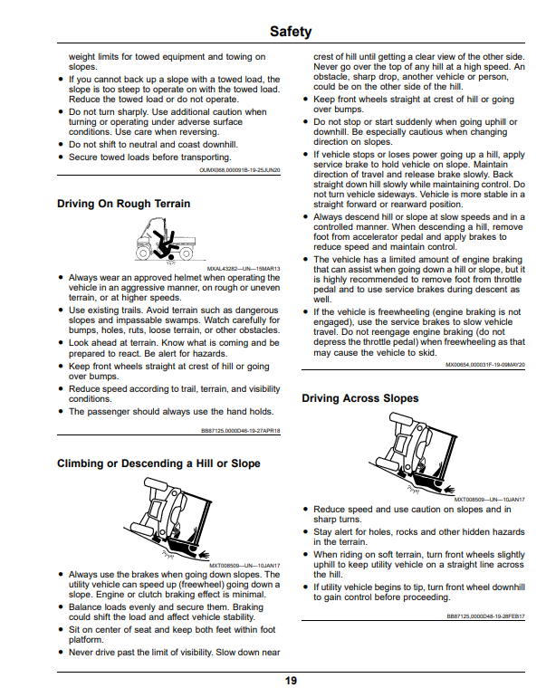 JOHN DEERE XUV560E, XUV560E S4 GATOR™ UTILITY VEHICLES OPERATOR MANUAL OMUC25928