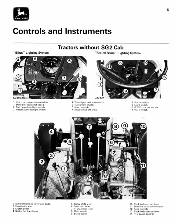 JOHN DEERE 3040, 3140 TRACTOR OPERATOR MANUAL OML37134