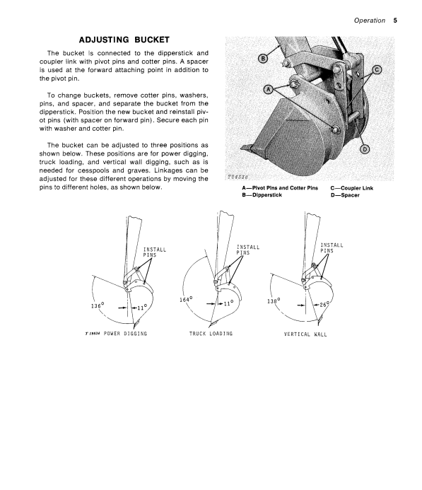 JOHN DEERE 9250 BACKHOE FOR JD350-B AND JD450-B CRAWLER OPERATOR MANUAL OMT40349