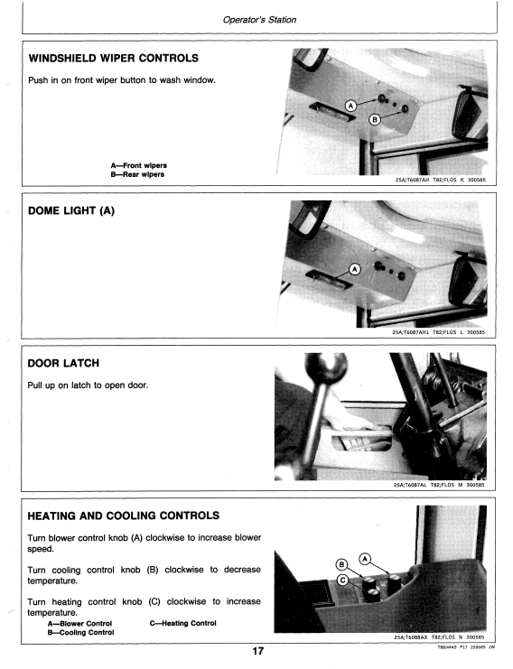 JOHN DEERE 444D LOADER OPERATOR MANUAL OMT81881