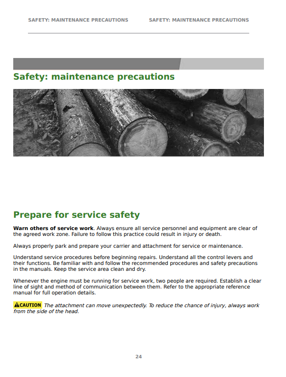 JOHN DEERE FL90 OPERATOR MANUAL F752075