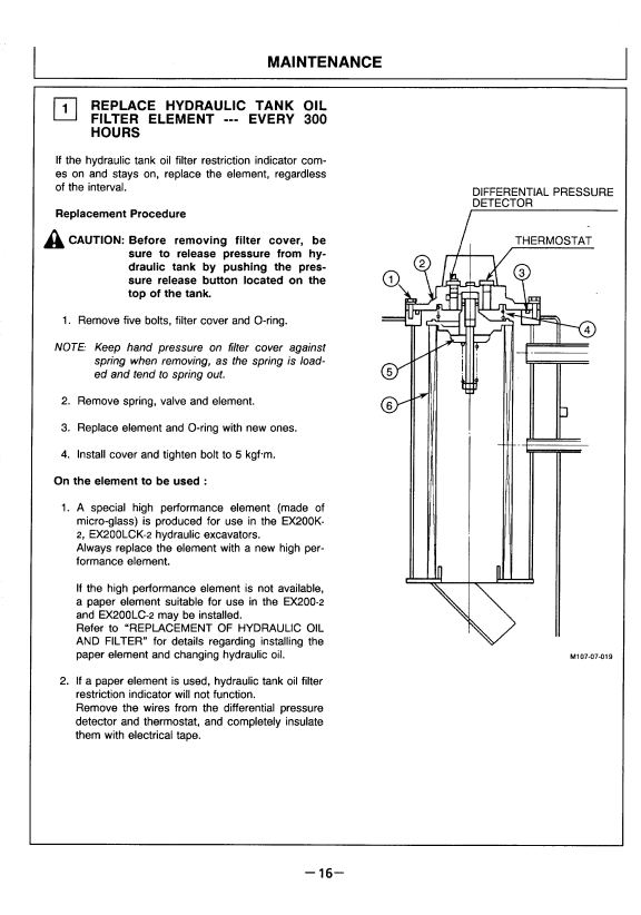 HITACHI EX200L-2, EX200LCK-2 EXCAVATOR OPERATOR MANUAL EM14811