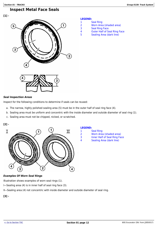 JOHN DEERE 60G COMPACT EXCAVATOR REPAIR TECHNICAL MANUAL TM12882