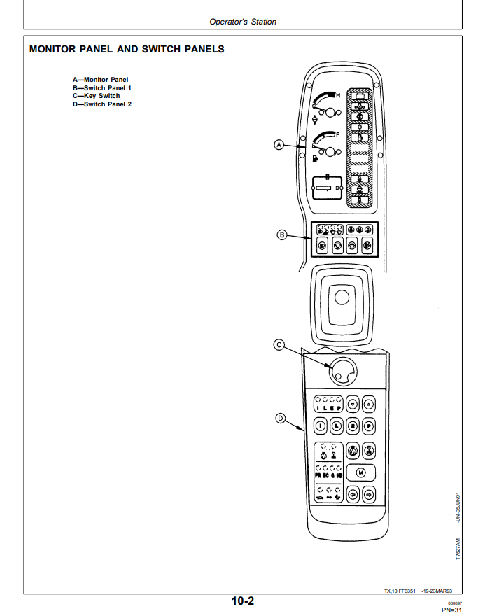 JOHN DEERE 690E LC EXCAVATOR OPERATOR MANUAL OMT154565