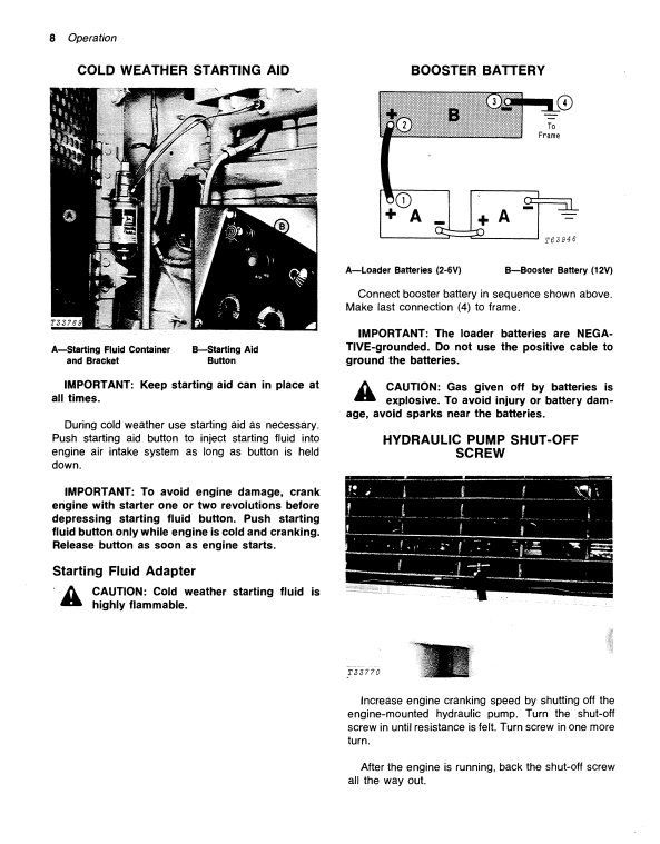 JOHN DEERE 544-B LOADER OPERATOR MANUAL OMT68748