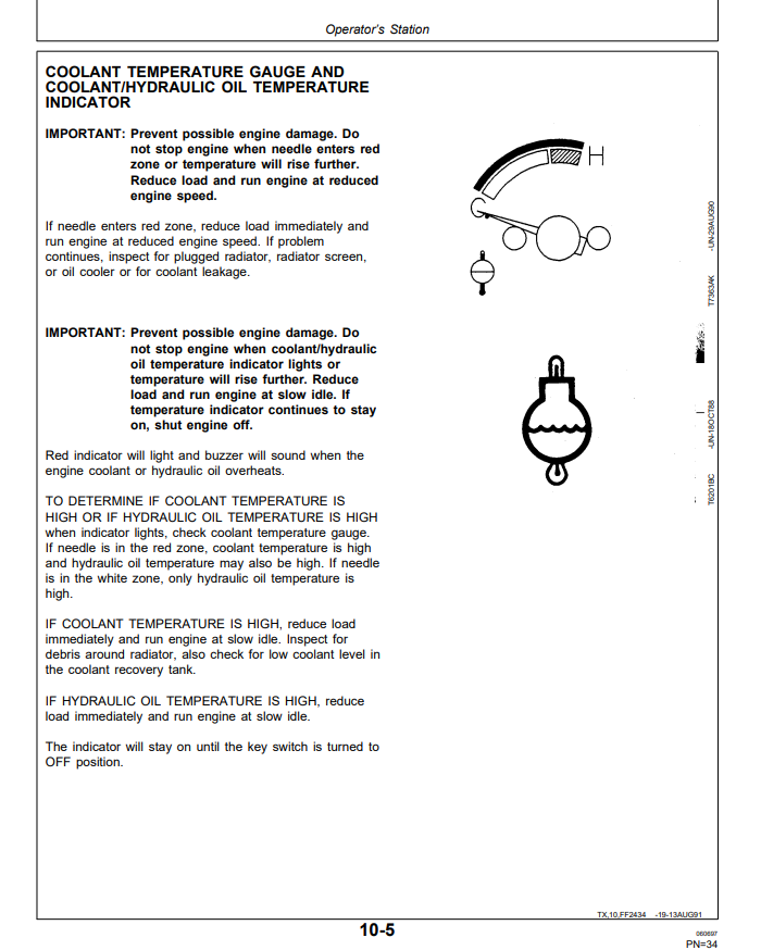 JOHN DEERE 690E LC EXCAVATOR OPERATOR MANUAL OMT154565