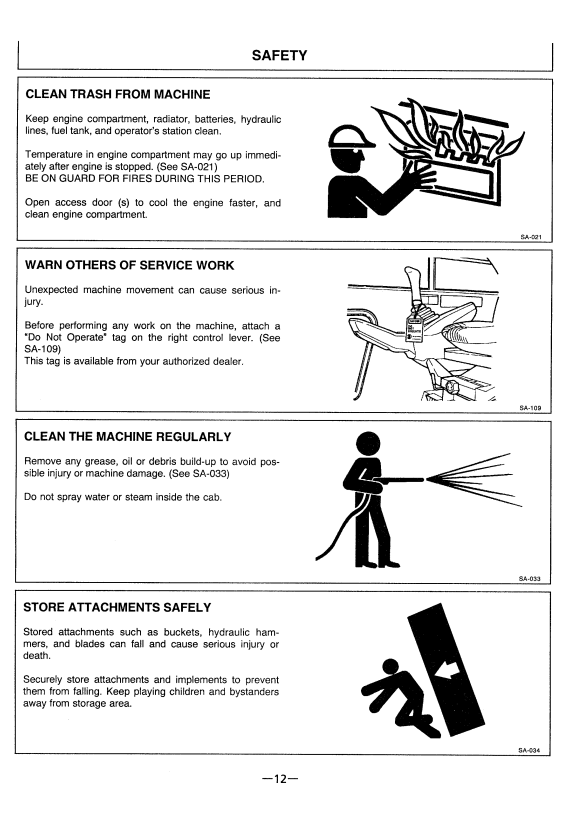 HITACHI EX200-3, EX200LC-3, EX200H-3, EX200LCH-3, EX220-3, EX220LC-3 EXCAVATOR OPERATOR MANUAL EM14C14
