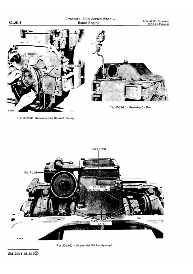 JOHN DEERE 3000 SERIES WHEEL TRACTOR SERVICE MANUAL SM2041