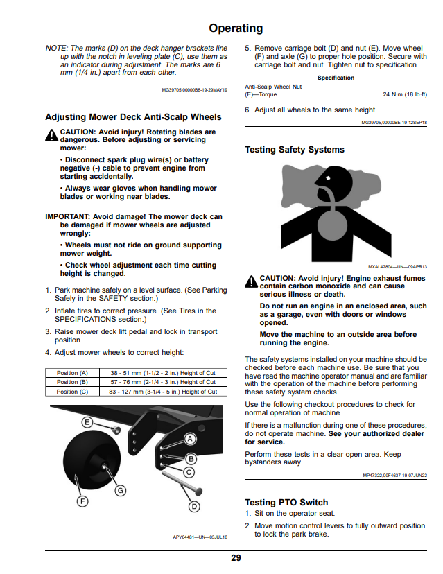 JOHN DEERE Z700E, Z700M, Z700R ZTRAK™ SERIES GAS OPERATOR MANUAL OMUC32642