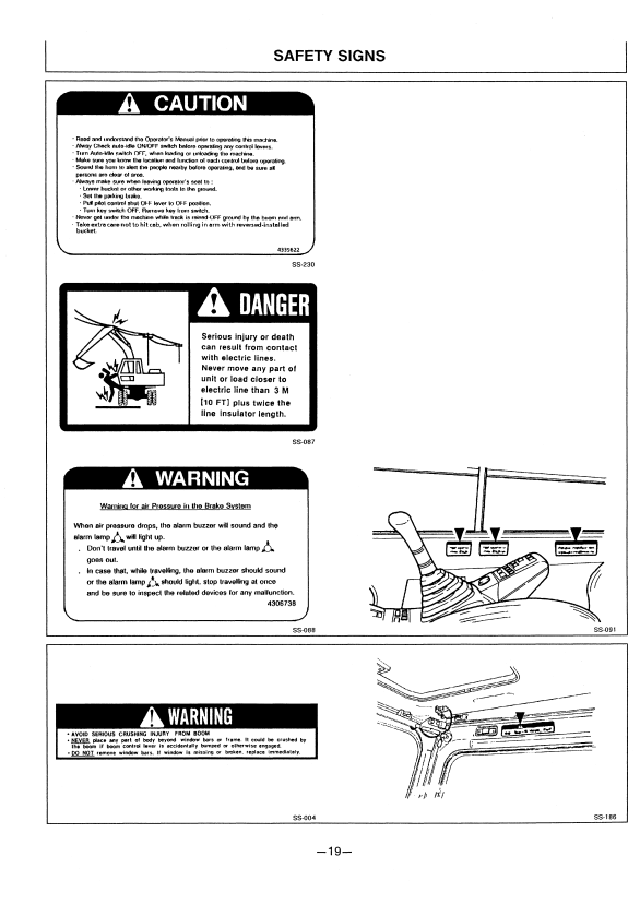 HITACHI EX60WD-2 WHEELED EXCAVATOR OPERATOR MANUAL EM10R12
