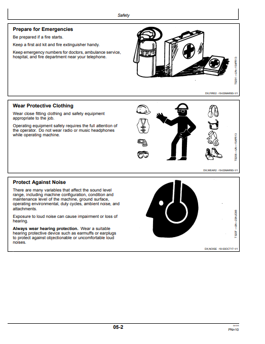 JOHN DEERE JD954, JD1104, JD1204-A, JD1354-A, AND JD1404-A TRACTOR 0PERATOR MANUAL OMSU51537