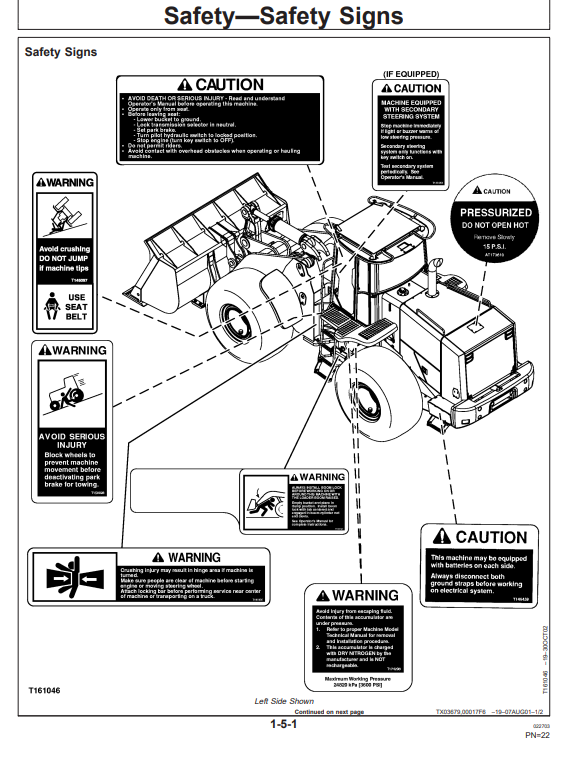 HITACHI LX120 LOADER OPERATOR MANUAL OMT196106