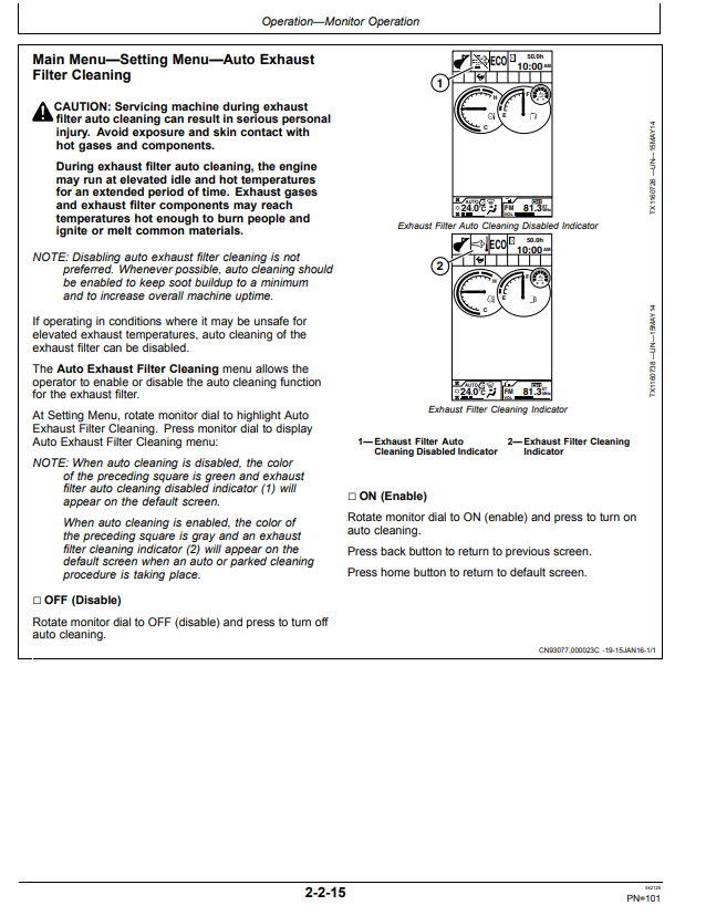 JOHN DEERE 160GLC AND 180GLC EXCAVATOR OPERATOR MANUAL OMT364032X19