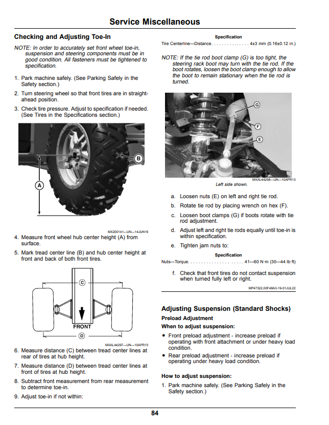 JOHN DEERE XUV855M S4 GATOR™ UTILITY VEHICLES OPERATOR MANUAL OMUC36905