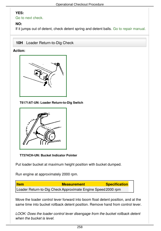 JOHN DEERE 410E BACKHOE LOADER OPERATION AND TEST TECHNICAL MANUAL TM1610