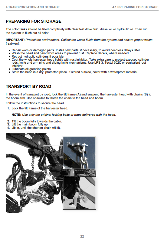 JOHN DEERE H480C HARVESTER HEAD OPERATOR INSTRUCTION MANUAL F670716