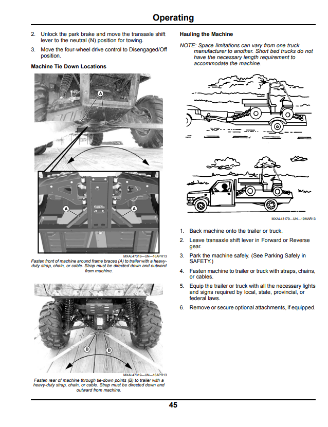 JOHN DEERE XUV560, XUV560 S4 GATOR™ UTILITY VEHICLE OPERATOR MANUAL OMM175927