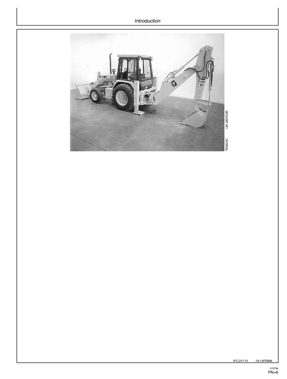 JOHN DEERE 315D SERIES II SIDESHIFT BACKHOE LOADER OPERATOR MANUAL OMT154590