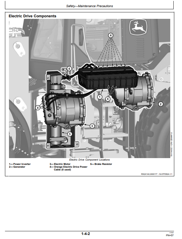JOHN DEERE 644L 4WD LOADER OPERATOR MANUAL OMT426946X19