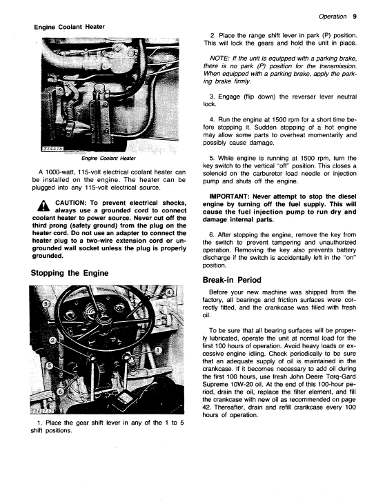 JOHN DEERE JD300-B BACKHOE LOADER OPERATOR MANUAL OMT56369