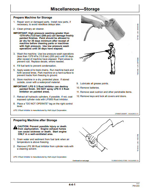 JOHN DEERE E300LC EXCAVATOR OPERATOR MANUAL OMT347755X19