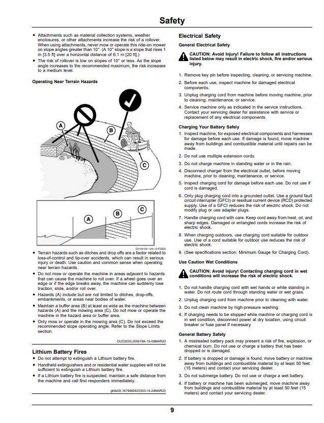 JOHN DEERE Z370R RESIDENTIAL ZTRAK™ 42A AND 48A DECK OPERATOR MANUAL OMUC38861